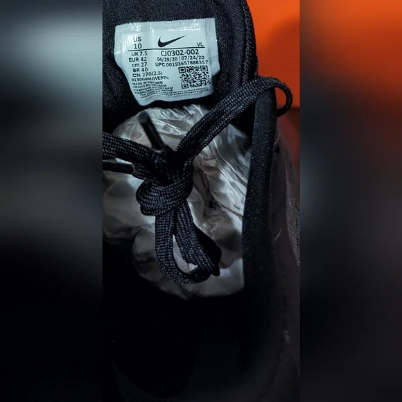 Nike Zoom WinFlo 7 Women's Size 10 Black New Athletic Running Shoes - Picture 4 of 12